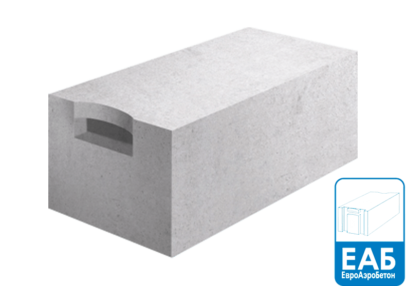 Газобетон ЕАБ (ЕвроАэроБетон) 625х150х250 мм